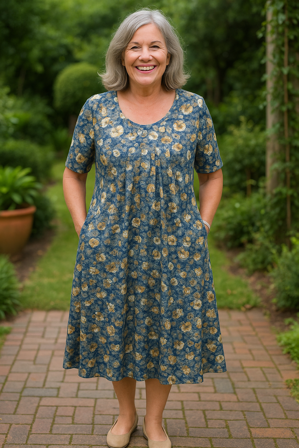 Ivryrose | Elegant Flow Dress – Tummy-Friendly Fit