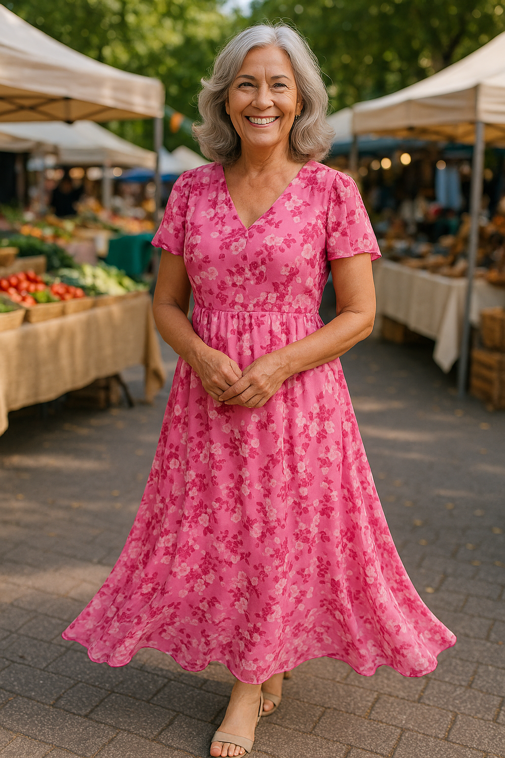 Sylvia Dress – Effortless Elegance and Comfortable Fit