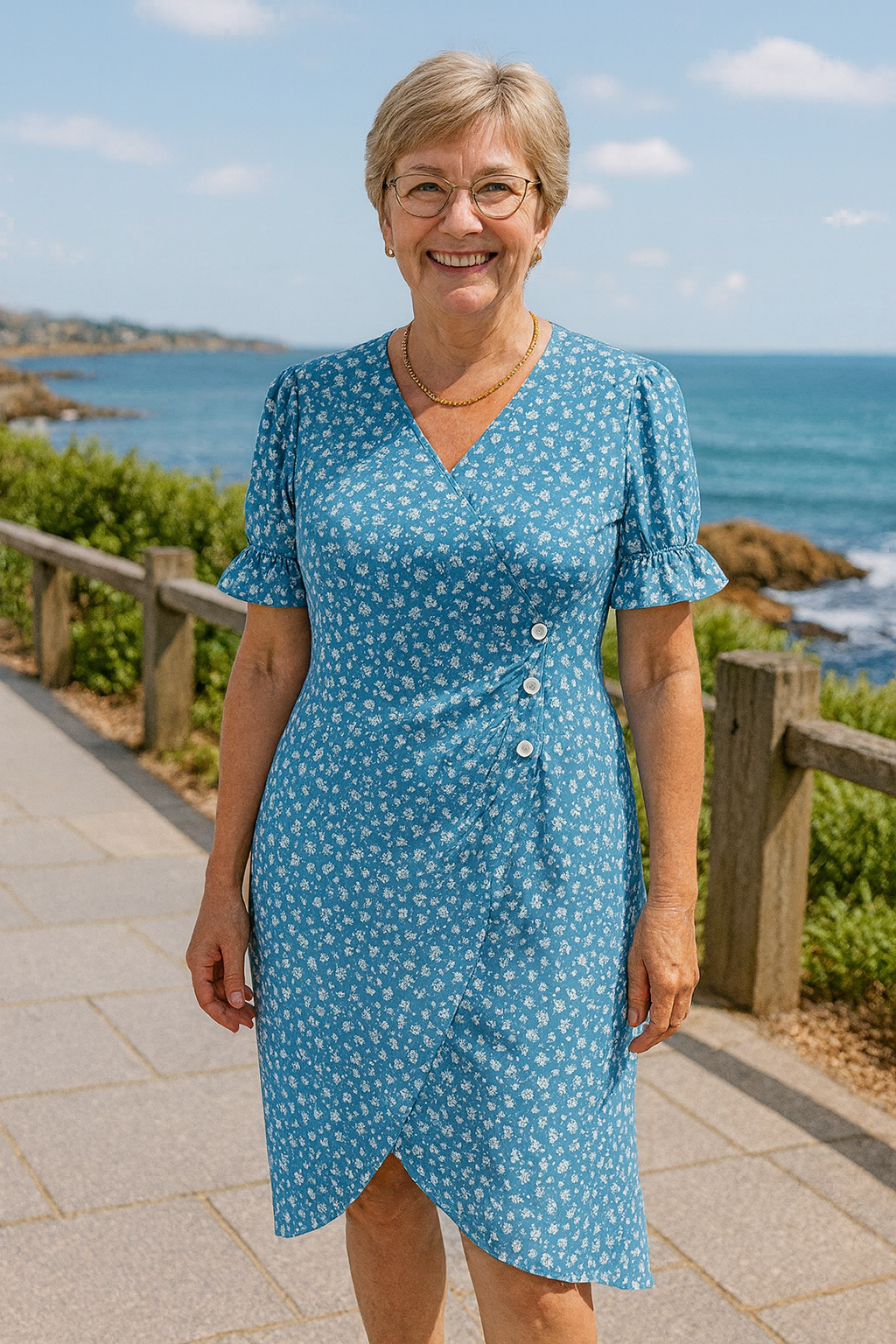 Marinda | Breeze Midi Dress – Stylish Fit for All-Day Comfort