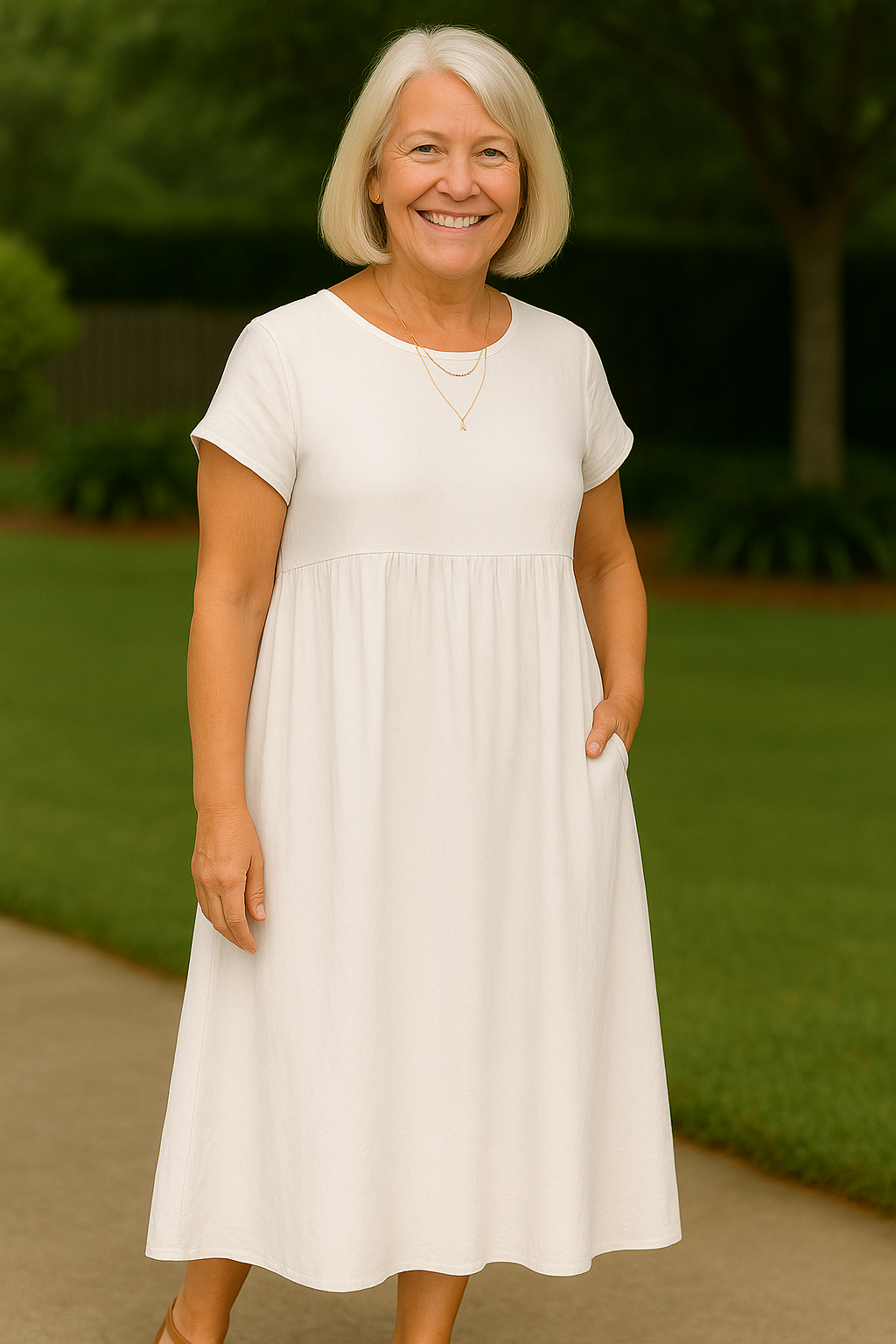 Ruby Pocket Dress - Effortless Comfort Redefined