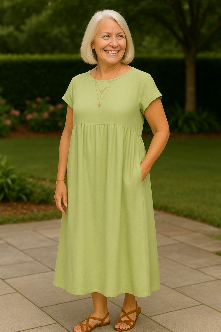 Ruby Pocket Dress - Effortless Comfort Redefined