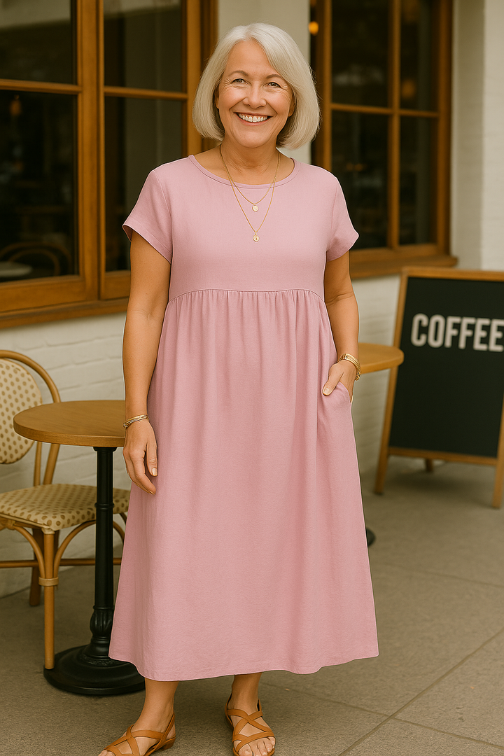 Ruby Pocket Dress - Effortless Comfort Redefined
