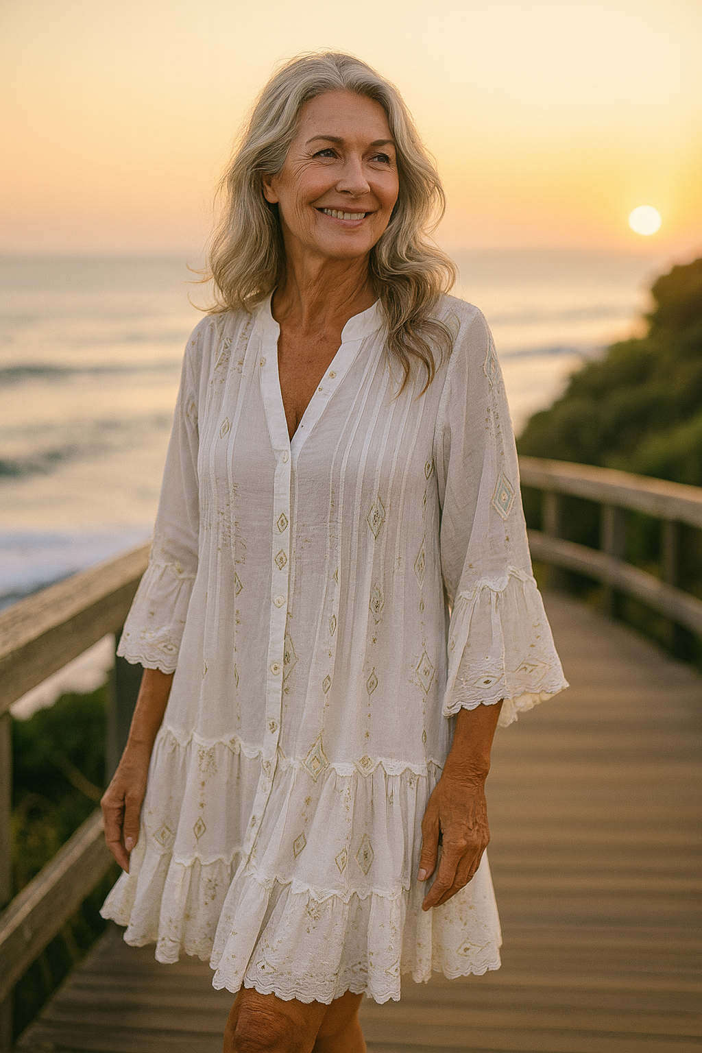 Clovelly | Bohemian Breeze Midi Dress