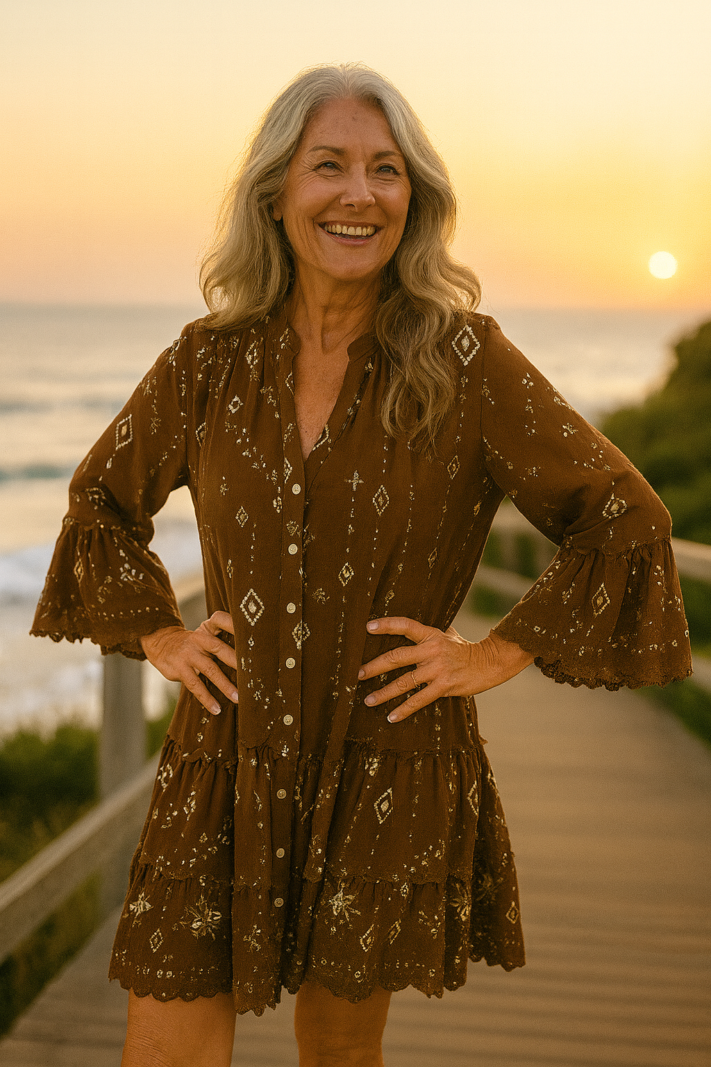 Clovelly | Bohemian Breeze Midi Dress