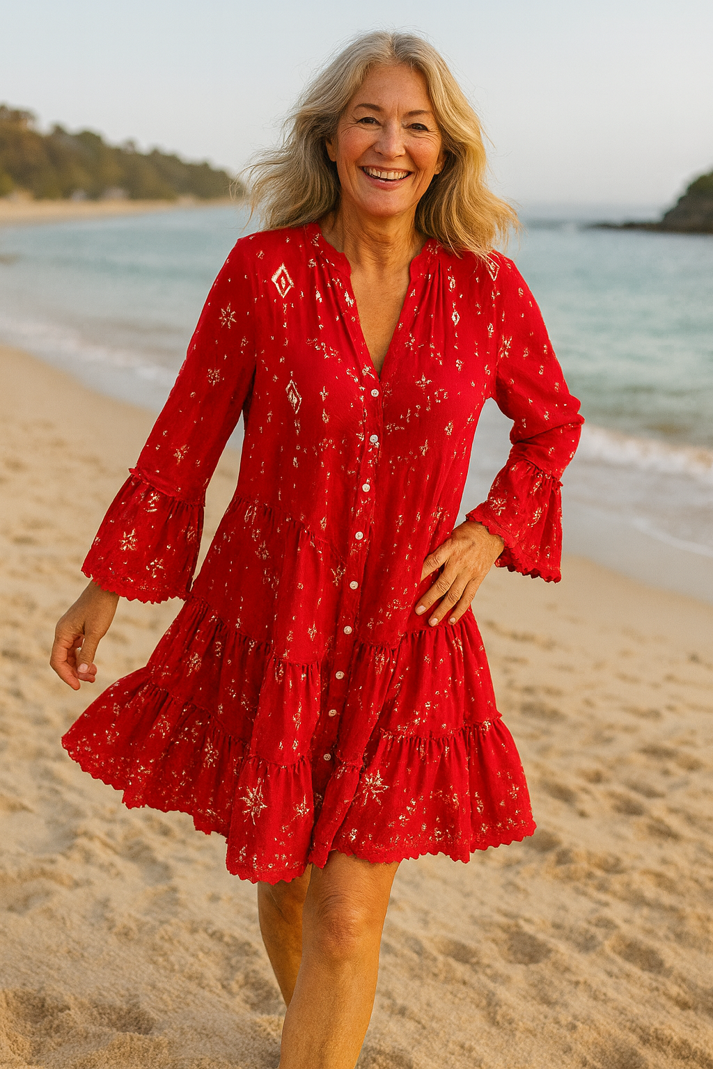 Clovelly | Bohemian Breeze Midi Dress