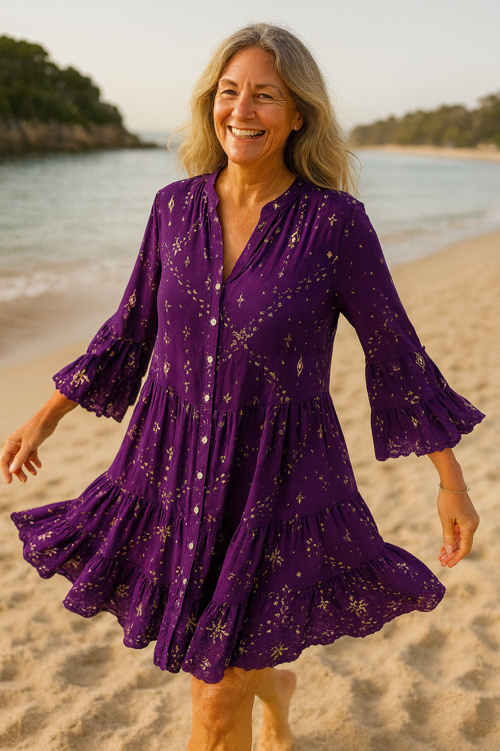 Clovelly | Bohemian Breeze Midi Dress