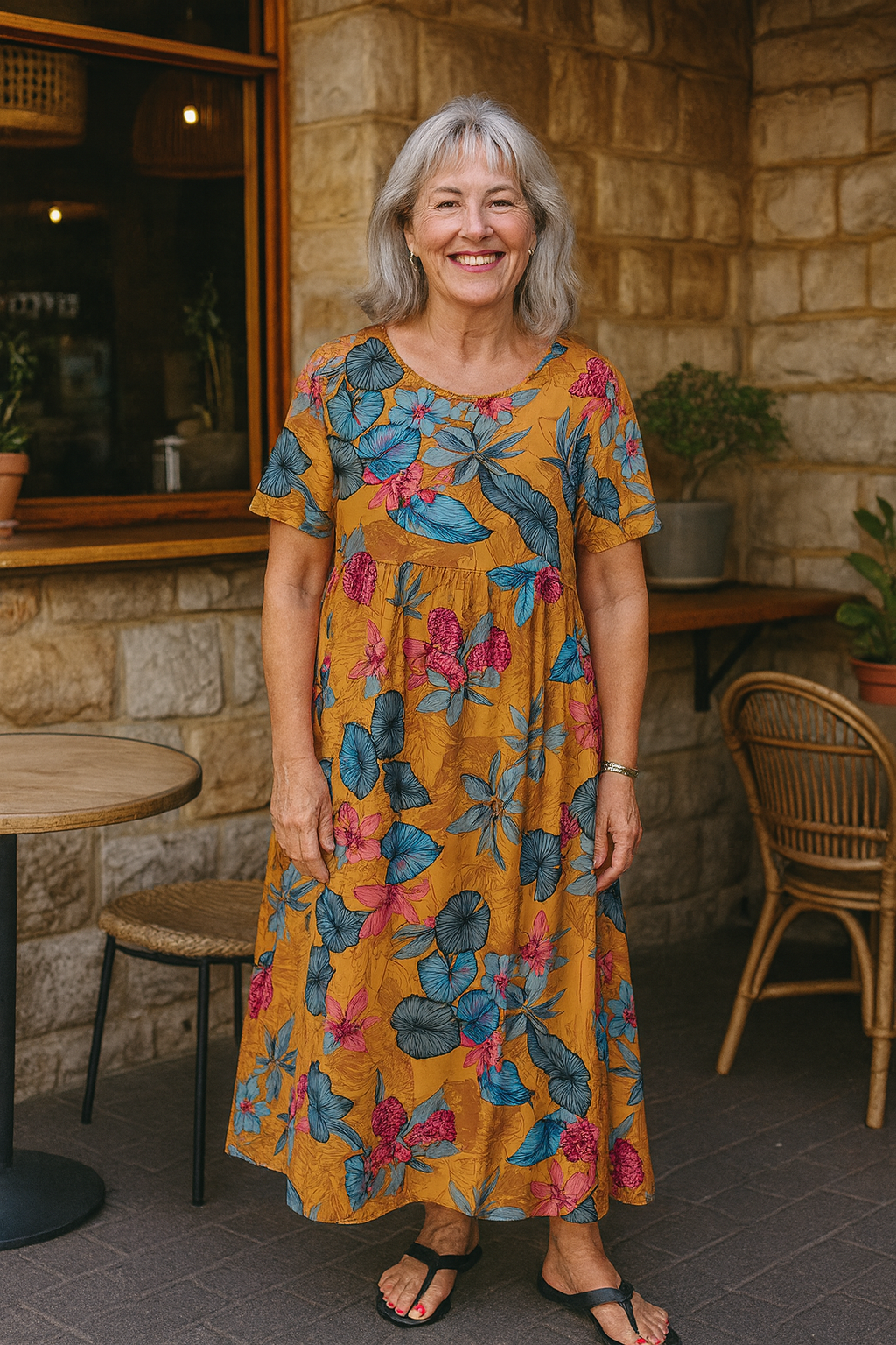 Masie | Effortless Floral Maxi Dress – Embrace Comfort and Confidence