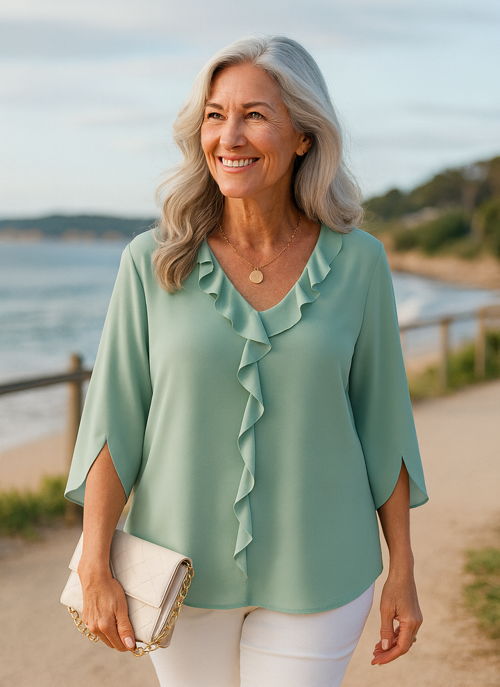 Florise | Effortless Elegance Blouse – Soft, Breathable, and Flattering