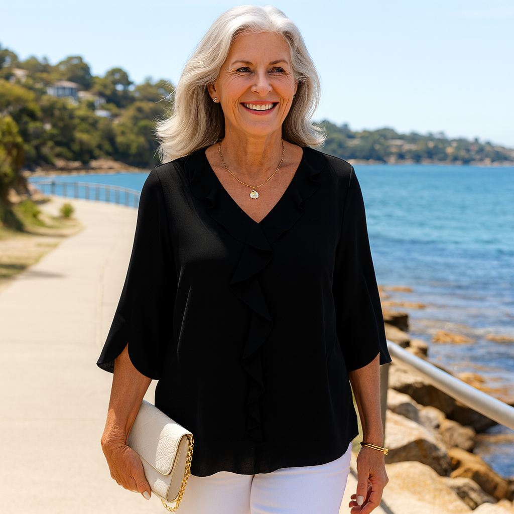 Florise | Effortless Elegance Blouse – Soft, Breathable, and Flattering