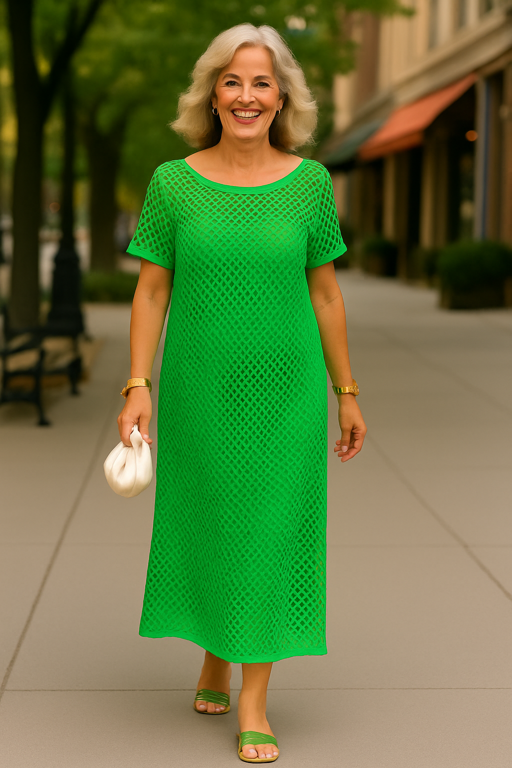 Celestia | Elegant Two-Piece Boat Neck Dress