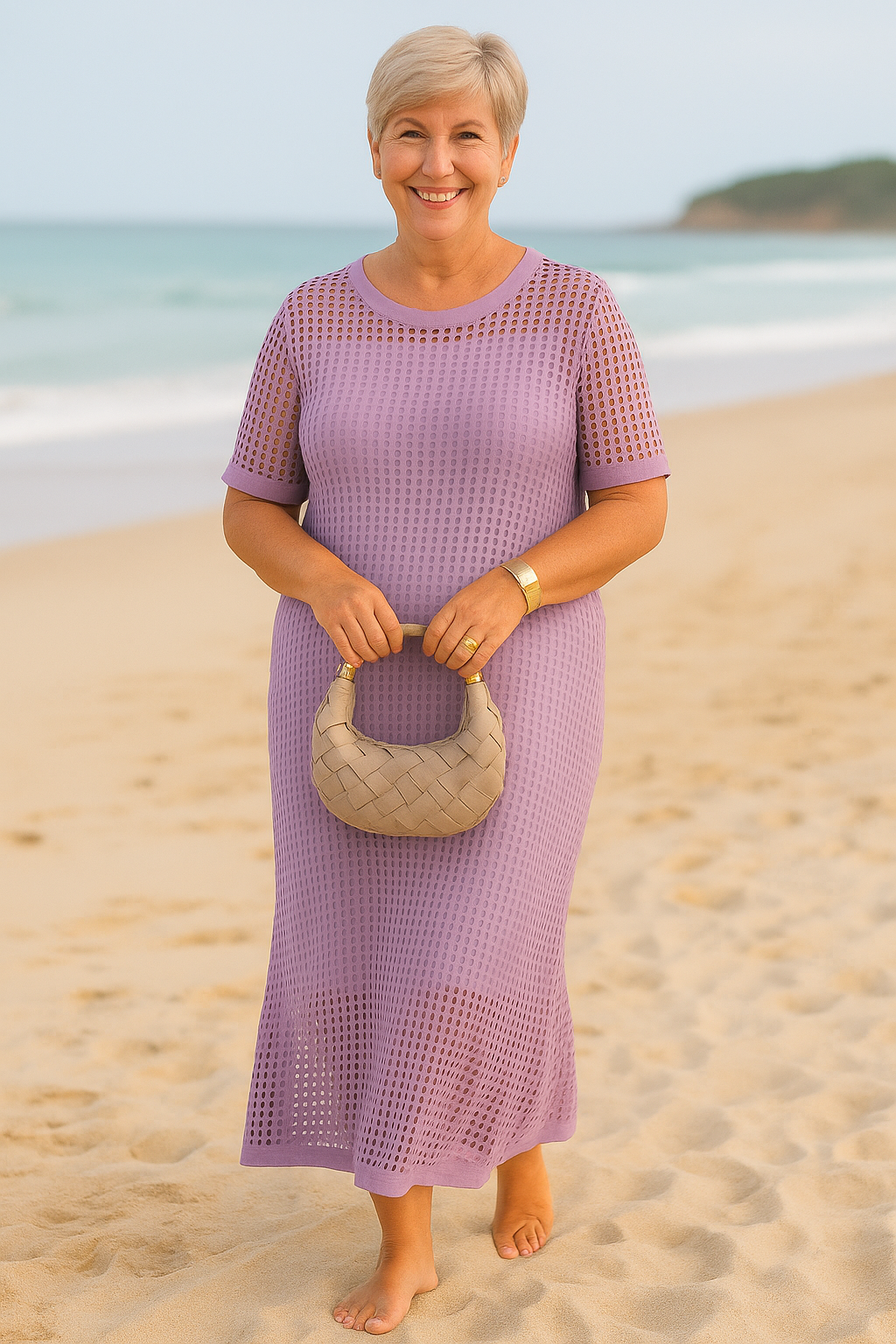 Celestia | Elegant Two-Piece Boat Neck Dress