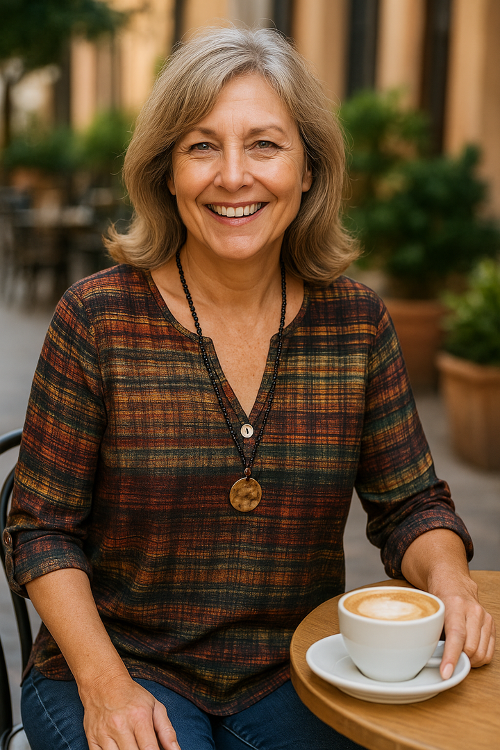 Delyse | Effortlessly Flattering Blouse – A Beautifully Flowing Elegance