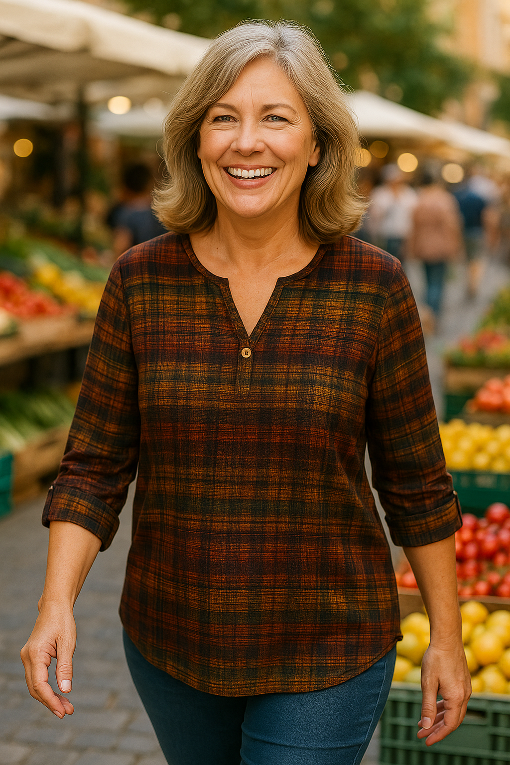 Delyse | Effortlessly Flattering Blouse – A Beautifully Flowing Elegance