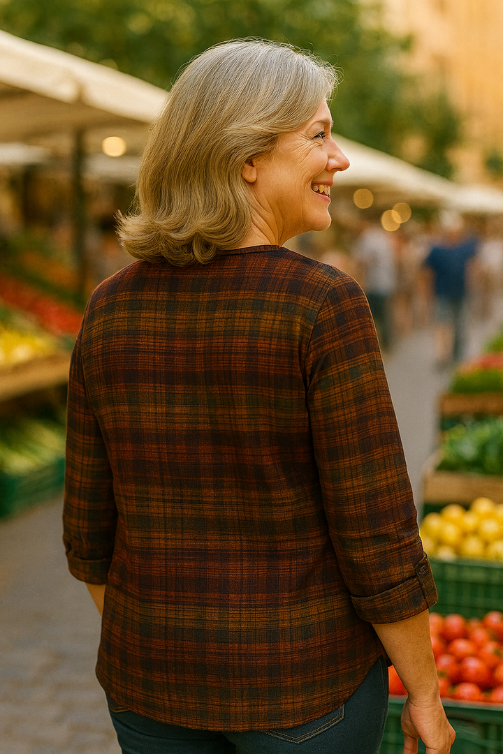 Delyse | Effortlessly Flattering Blouse – A Beautifully Flowing Elegance