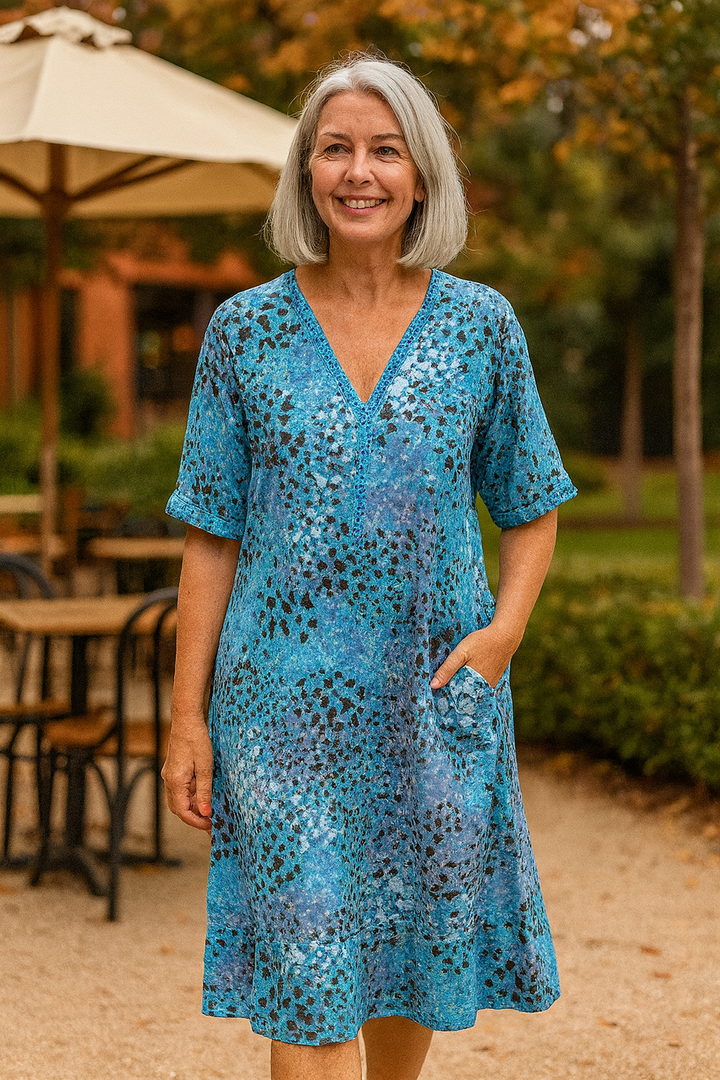 Mary | Chic Midi Dress - Tummy Control Design