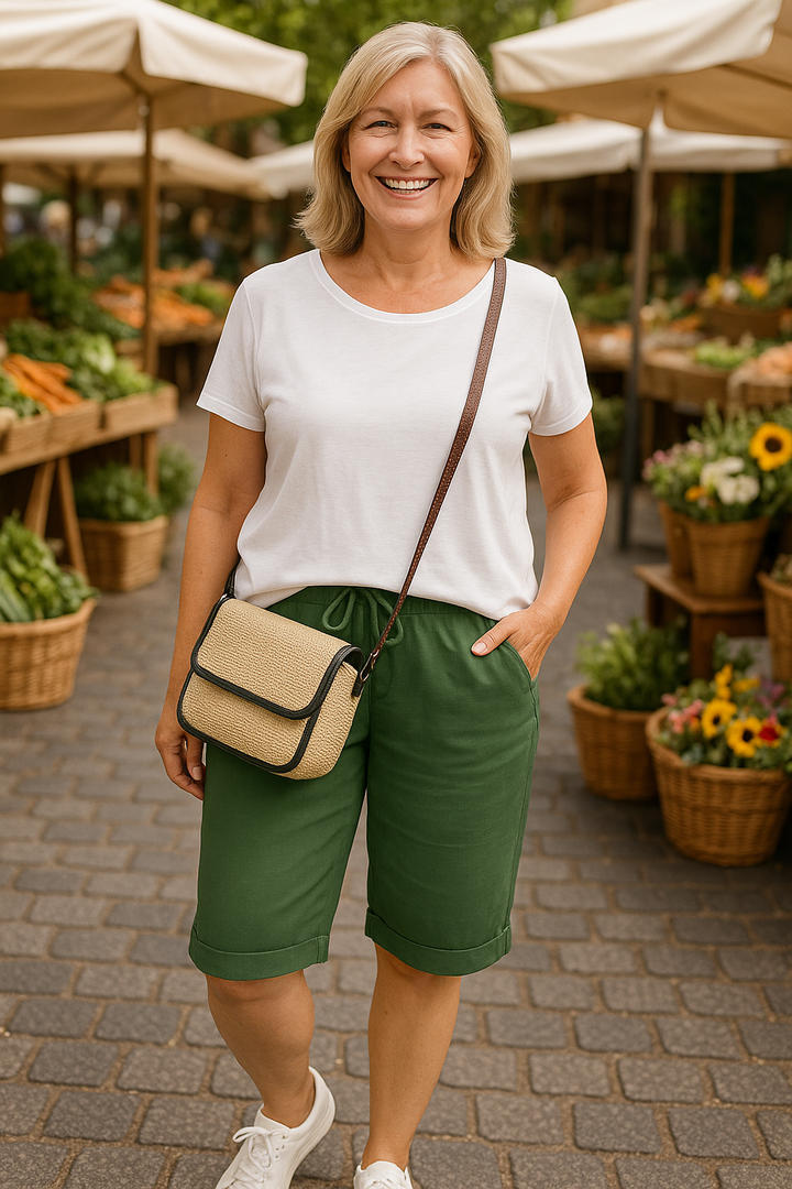 Selma | Cotton Comfort Shorts – Stylish Fit for Effortless Everyday Wear.