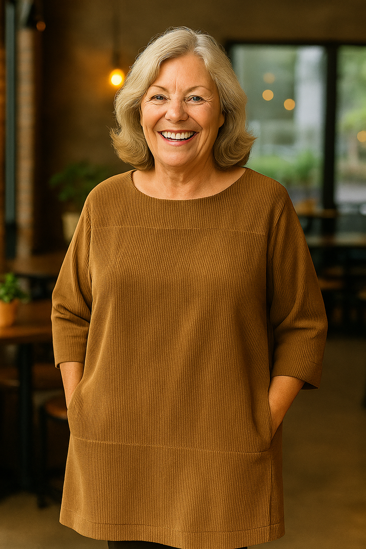 Marley | Soft Cord Tunic – Easy Comfort, Subtle Sophistication