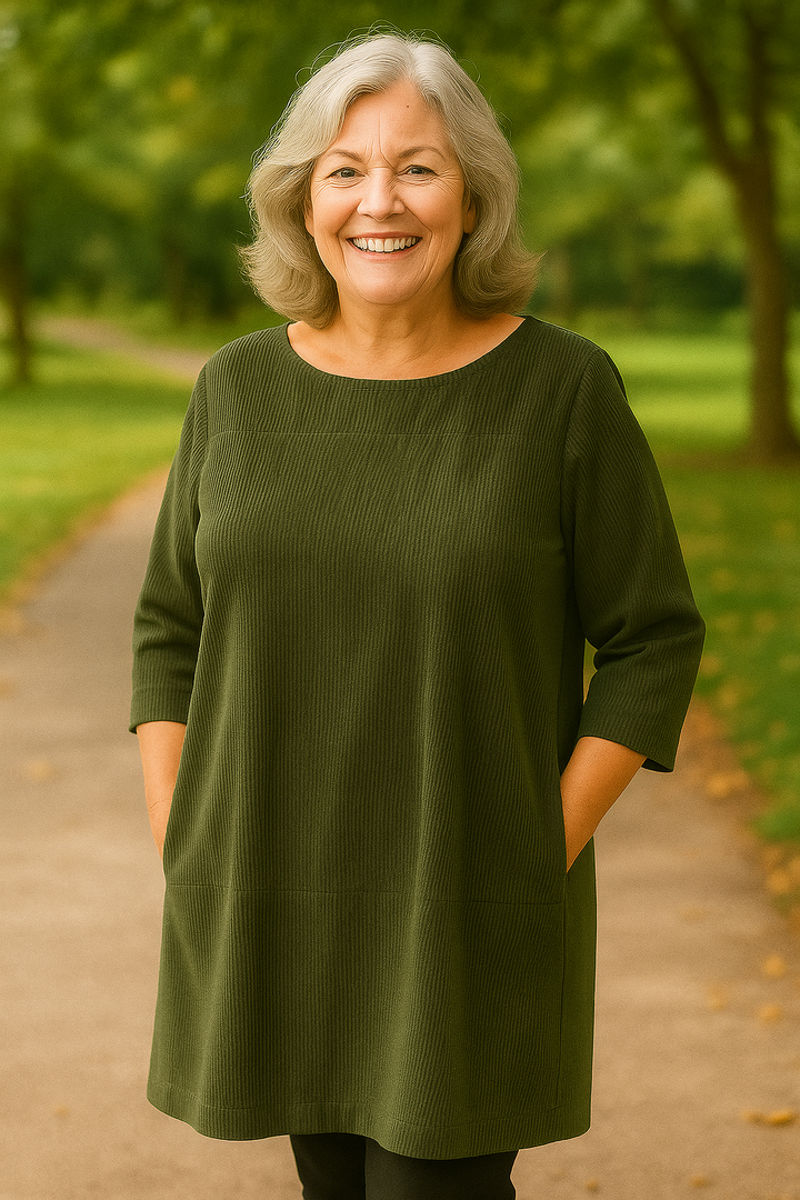 Marley | Soft Cord Tunic – Easy Comfort, Subtle Sophistication