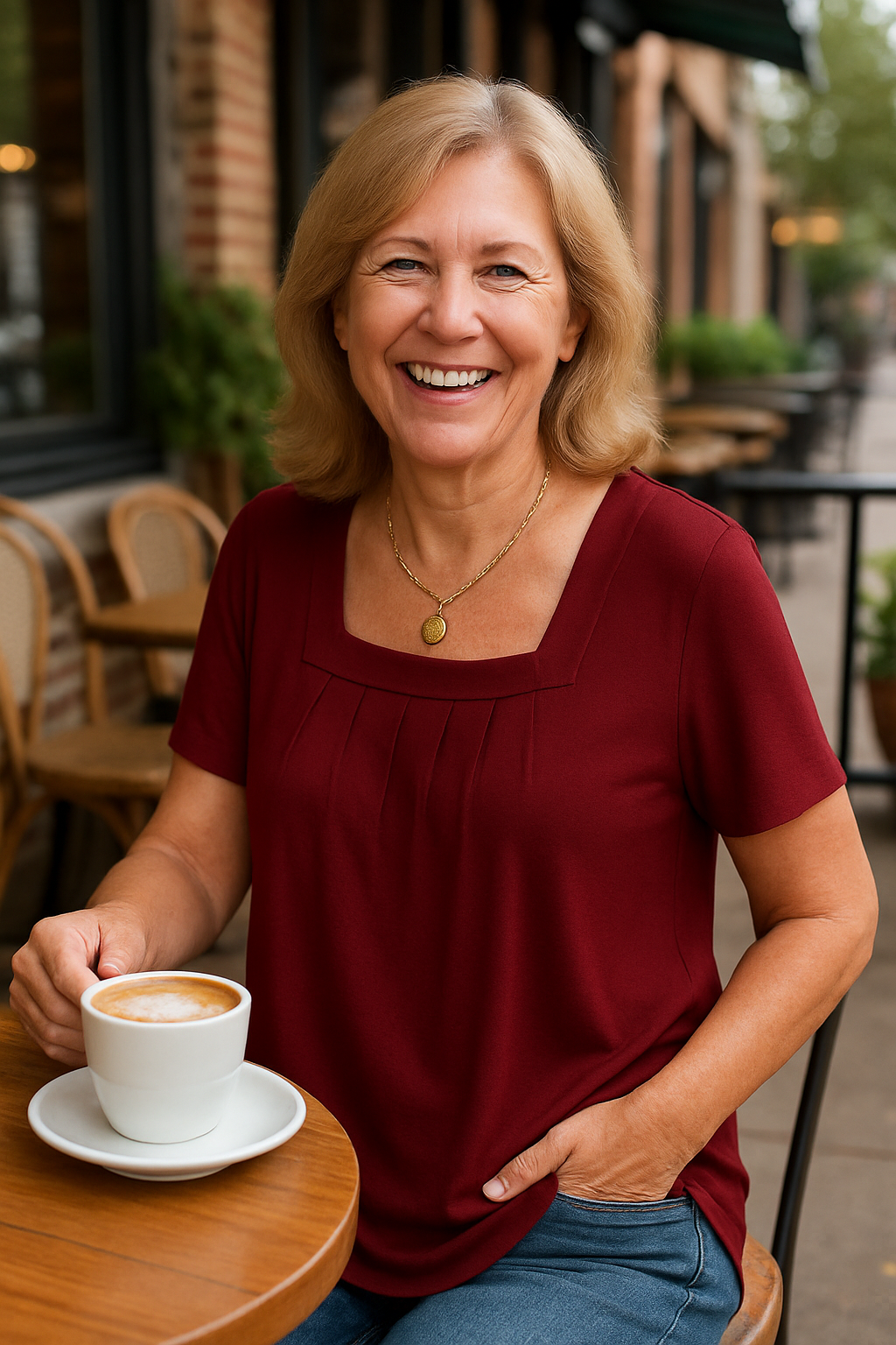 Colleen | Pleated Comfort Top - Your Go-To for Everyday Confidence