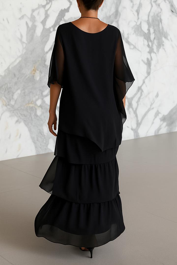 Juliette | Chic Maxi Dress with Tummy-Enhancing Design