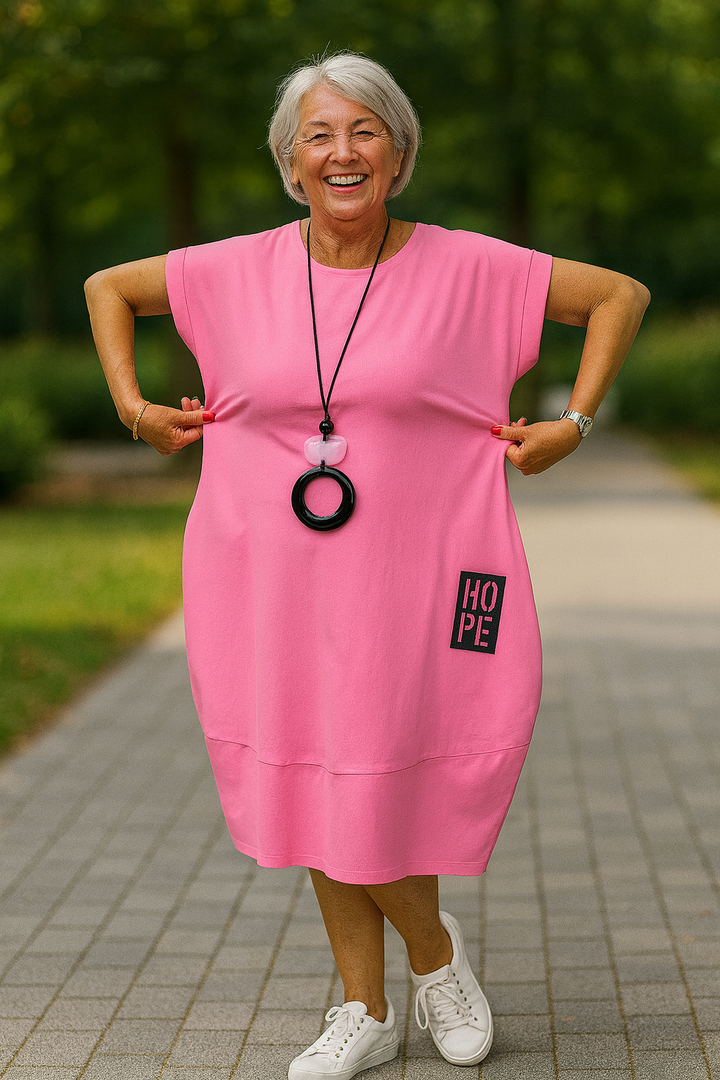 Cerynna | Easygoing Pocket Dress – Effortless Style for Everyday Comfort