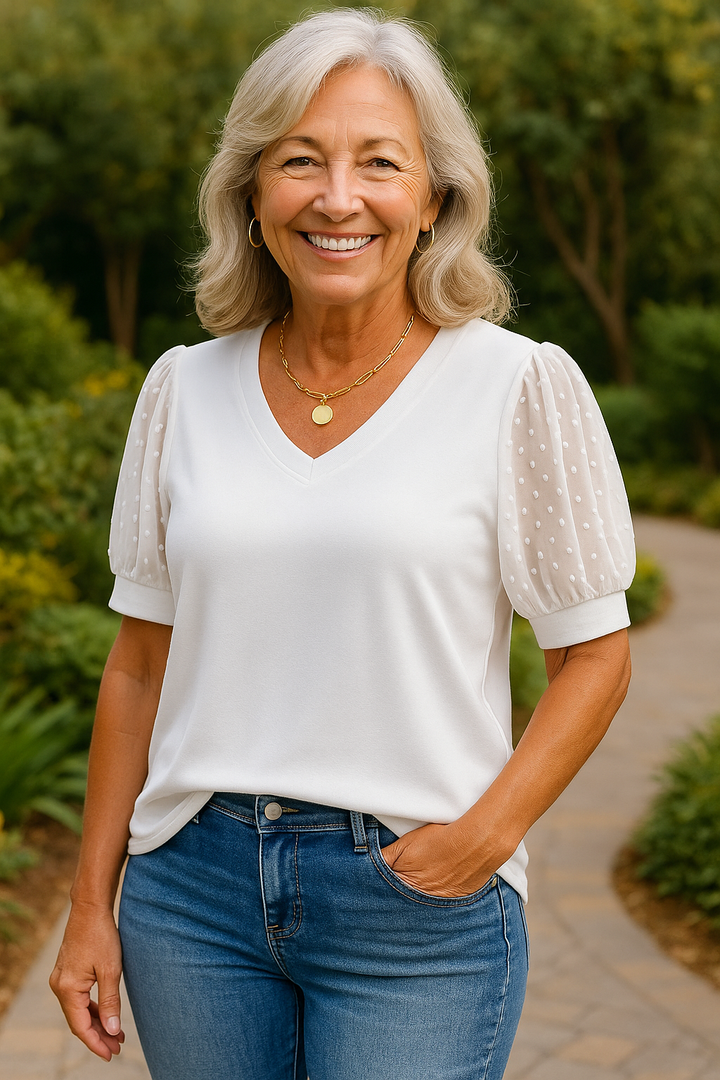 Grace | Arm & Tummy Coverage Top — Flattering for Every Curve