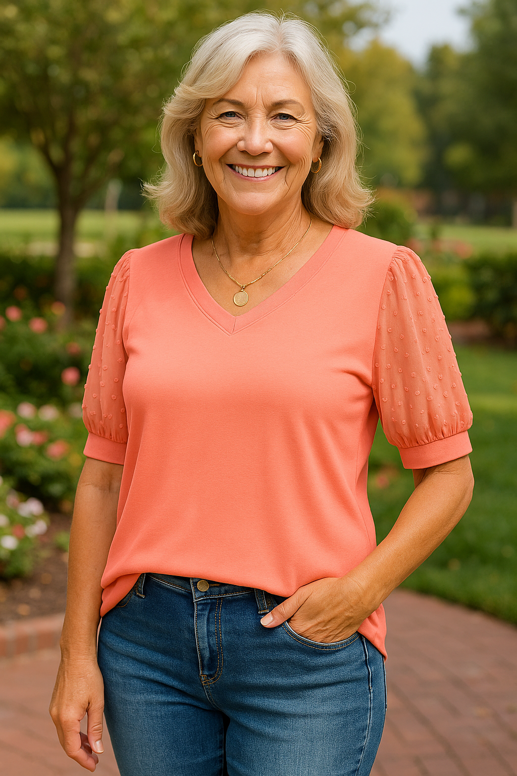 Grace | Arm & Tummy Coverage Top — Flattering for Every Curve