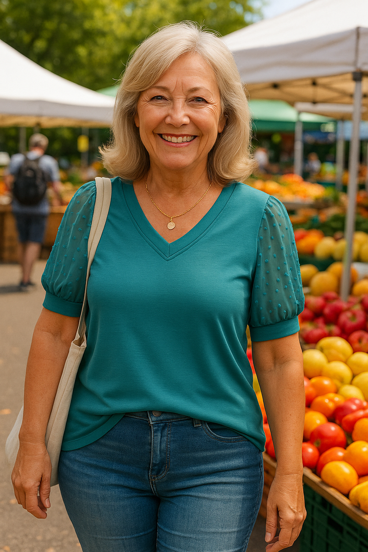 Grace | Arm & Tummy Coverage Top — Flattering for Every Curve