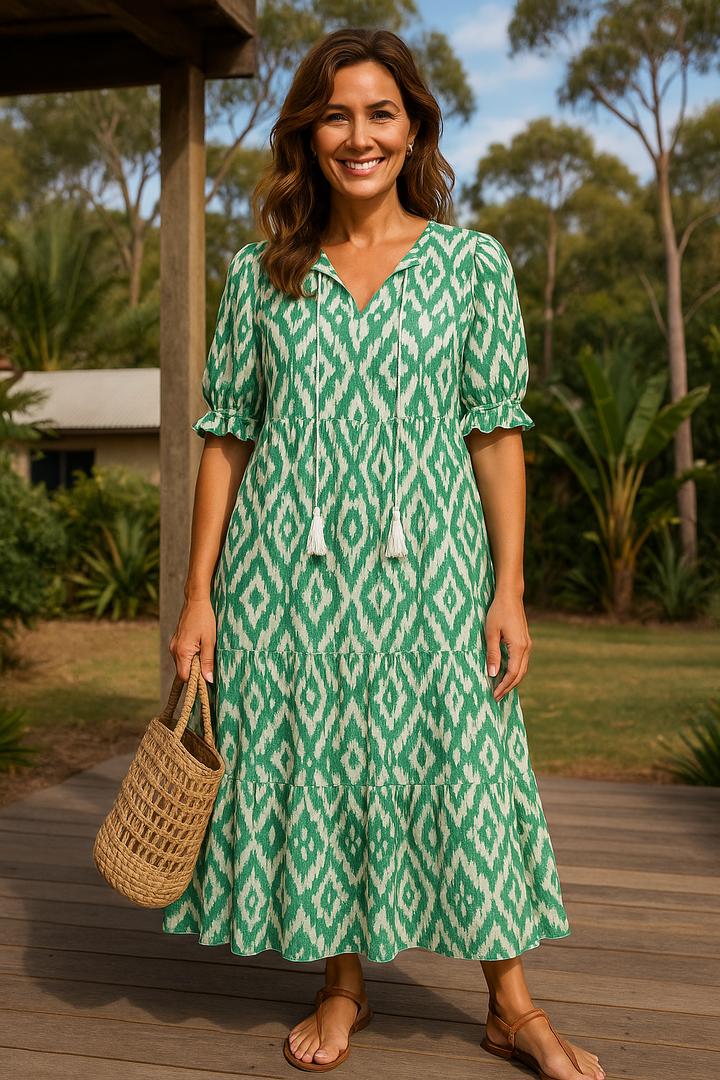 Elviera | Bohemian Tummy-Enhancing Dress