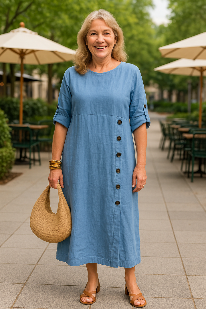 Graceful Amber Maxi Dress