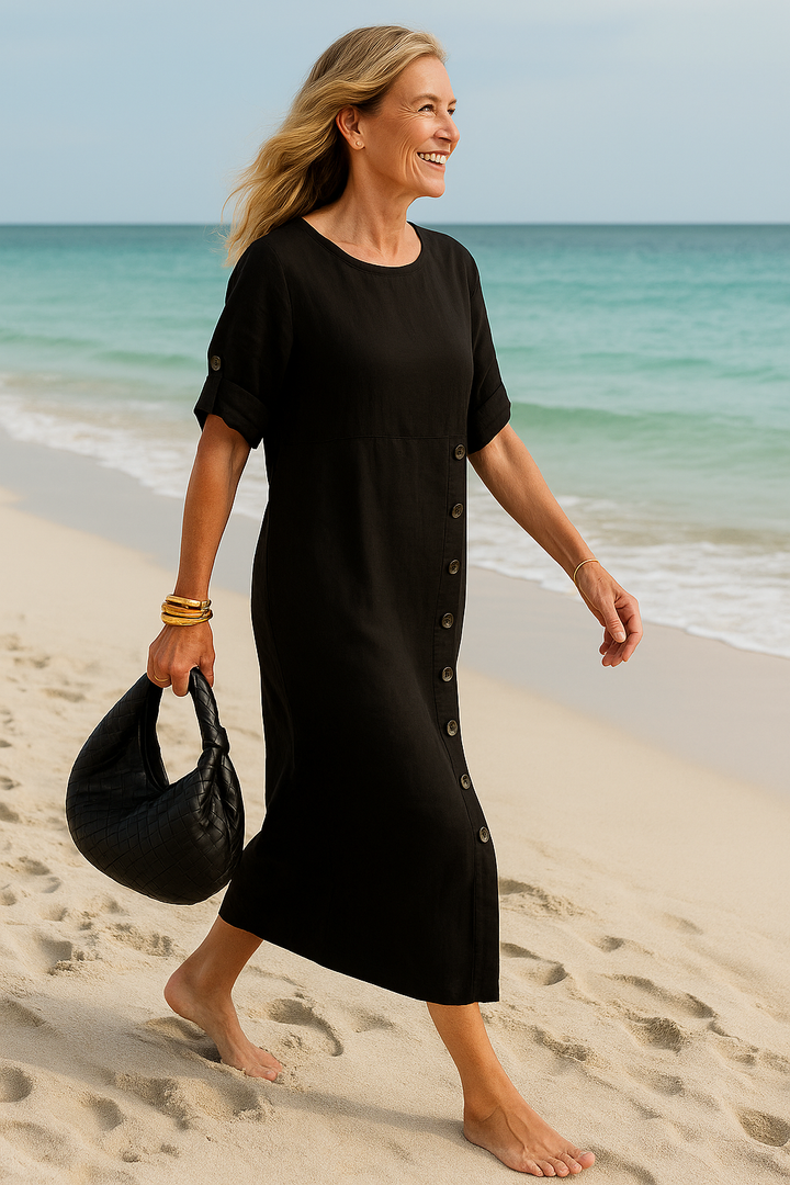 Graceful Amber Maxi Dress