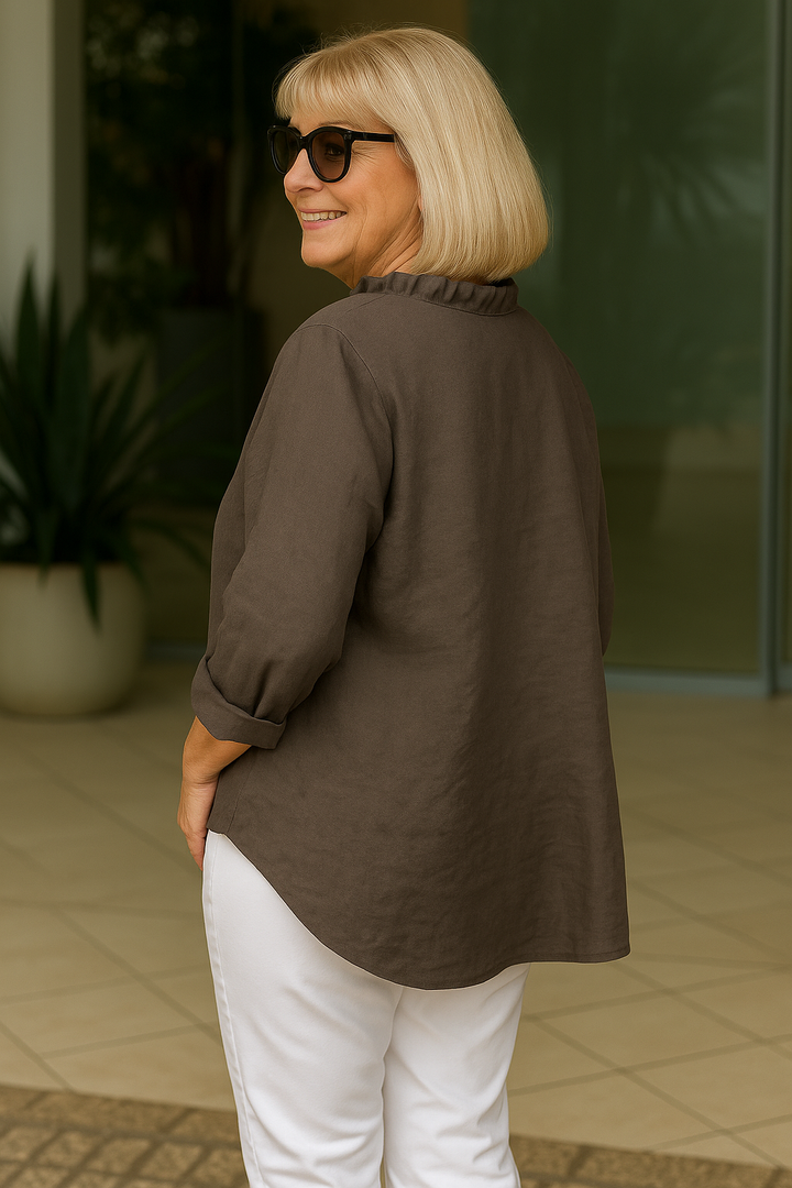 Maribel | Cozy Ruffle Blouse - Ultimate Comfort