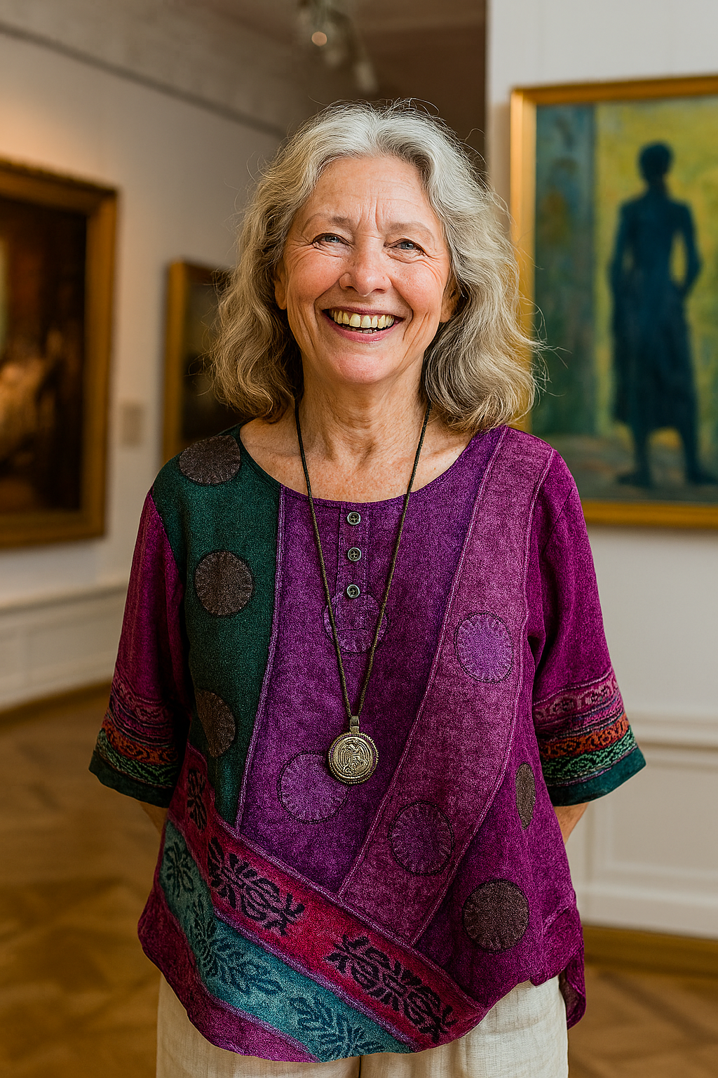 Ysolde | Elegant Artistic Top – Effortless Flow, Stunning Flattery