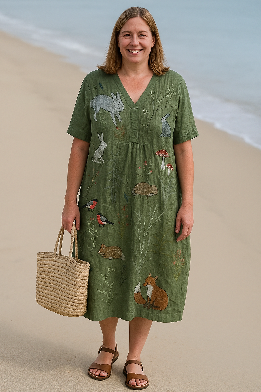 Blossom | Floral Print Tummy-Enhancing Dress