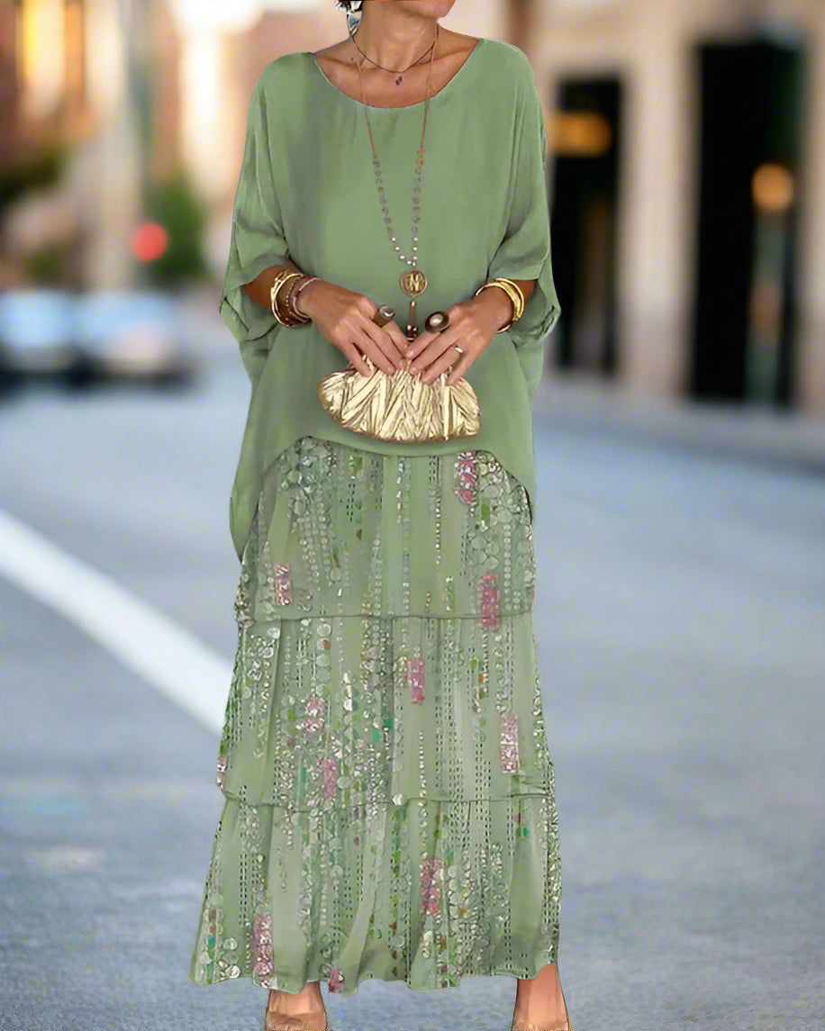 Alyssa - Bohemian Layered Elegance Dress