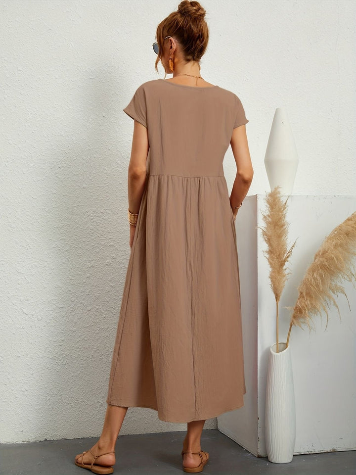 Myra™ | Summer Dress with Round Neckline