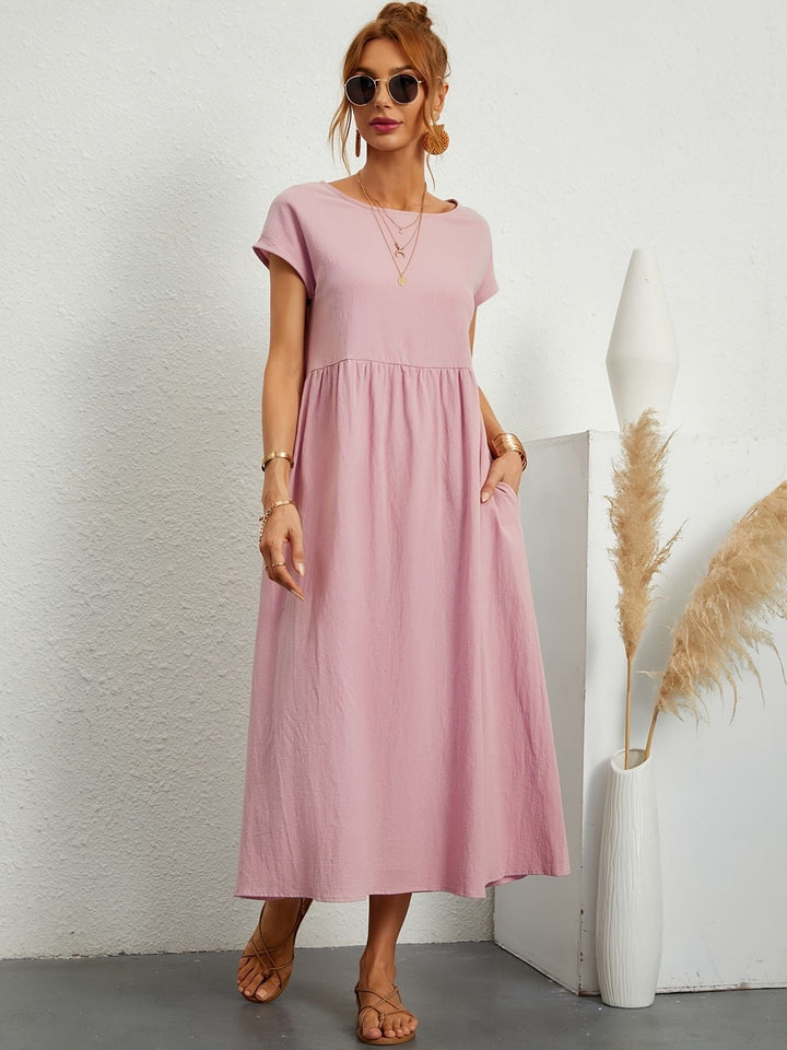 Myra™ | Summer Dress with Round Neckline