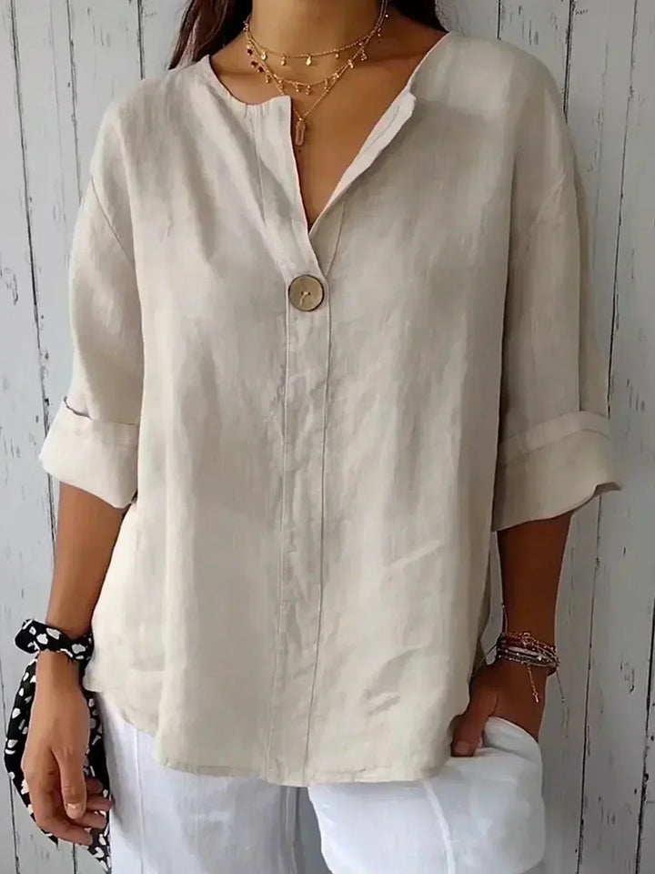 Mira | Relaxed V-Neck Top