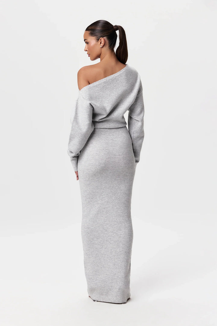 Juri | Off Shoulder Sweater Dress