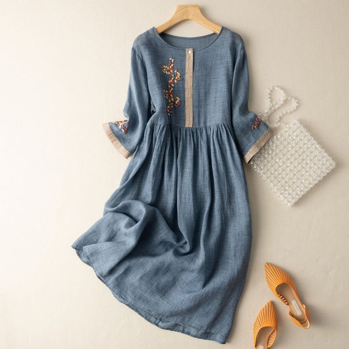 Lourdes Linen Dress