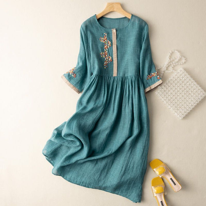 Lourdes Linen Dress