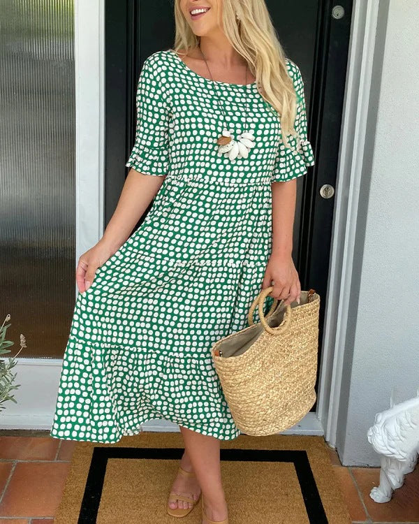 Roma – Relaxed Tiered Midi Dress