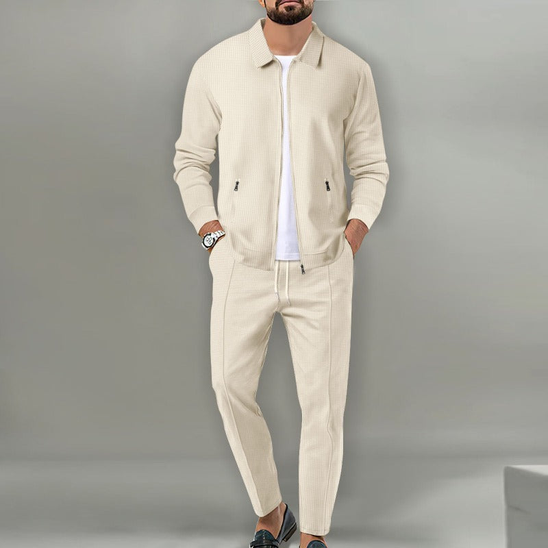 City Chill Ensemble - zip jacket and long trousers