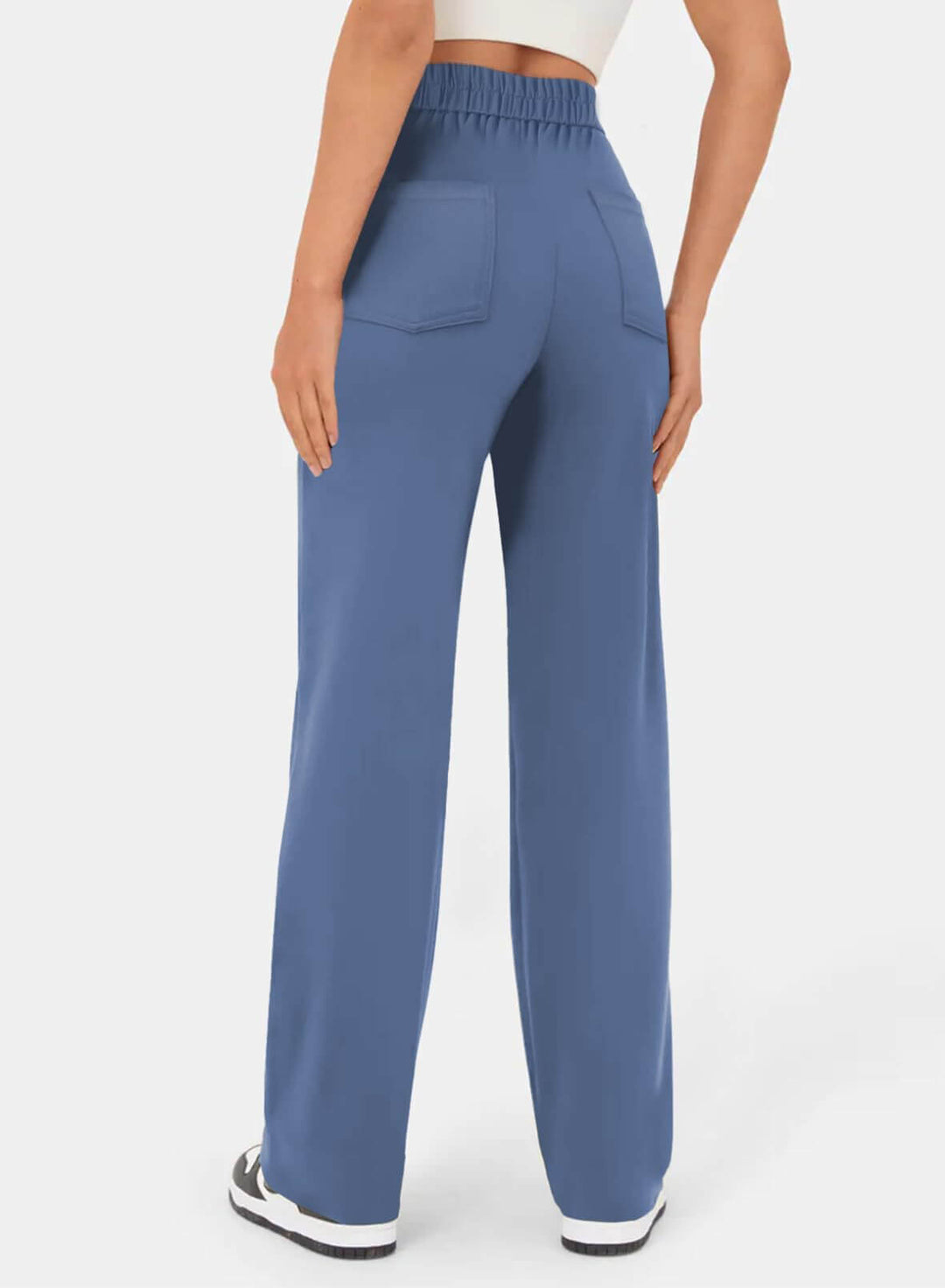 Marjorie | High-Waisted Stretch Trousers – No-Pill Fabric for Timeless Confidence