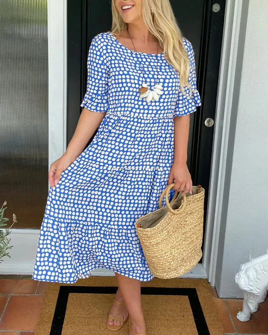 Roma – Relaxed Tiered Midi Dress