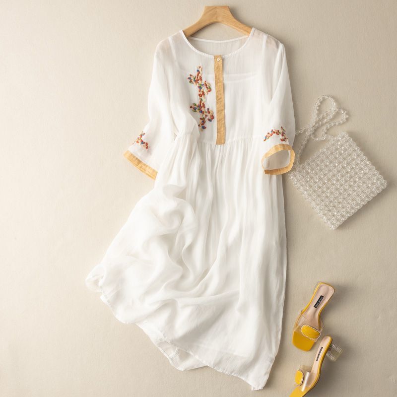 Lourdes Linen Dress