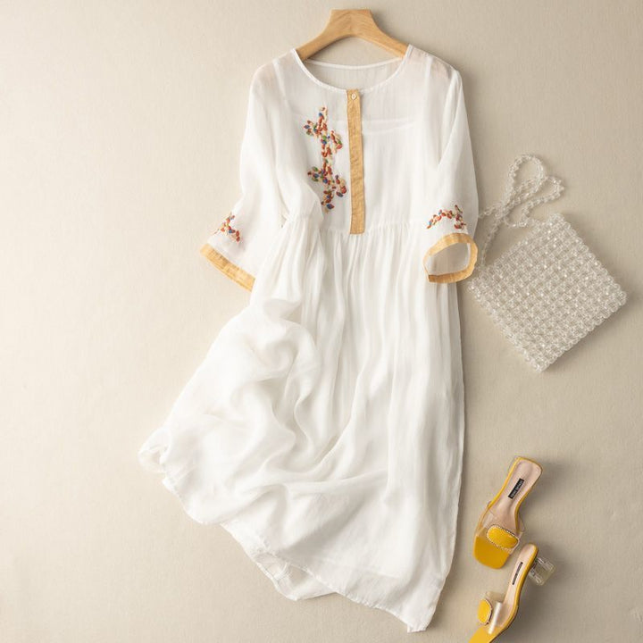 Lourdes Linen Dress