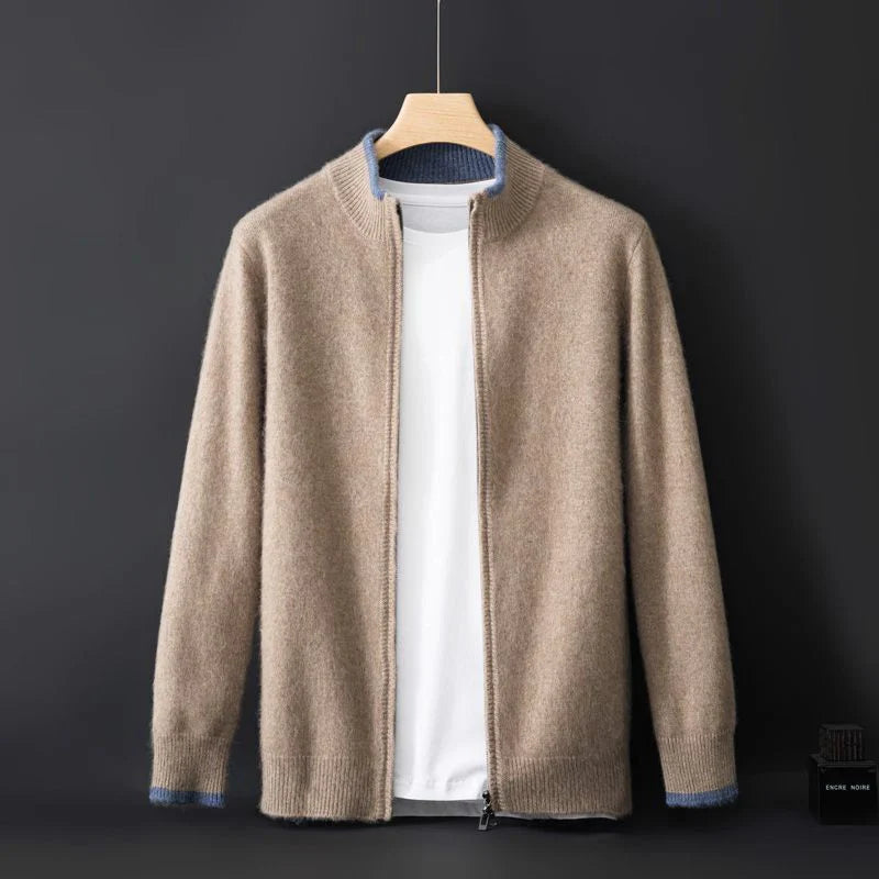 Zain Cashmere Zip Jacket