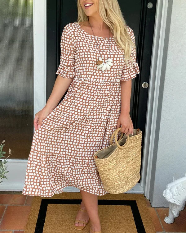 Roma – Relaxed Tiered Midi Dress