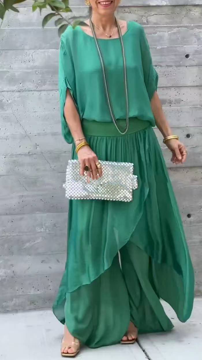 Avielle | Effortless Elegance Two-Piece Flow Set – Everyday Comfort Redefined